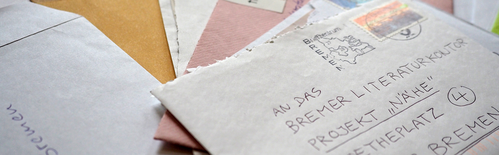 Mehrere Briefe zu unserem Briefprojekt "Nähe"