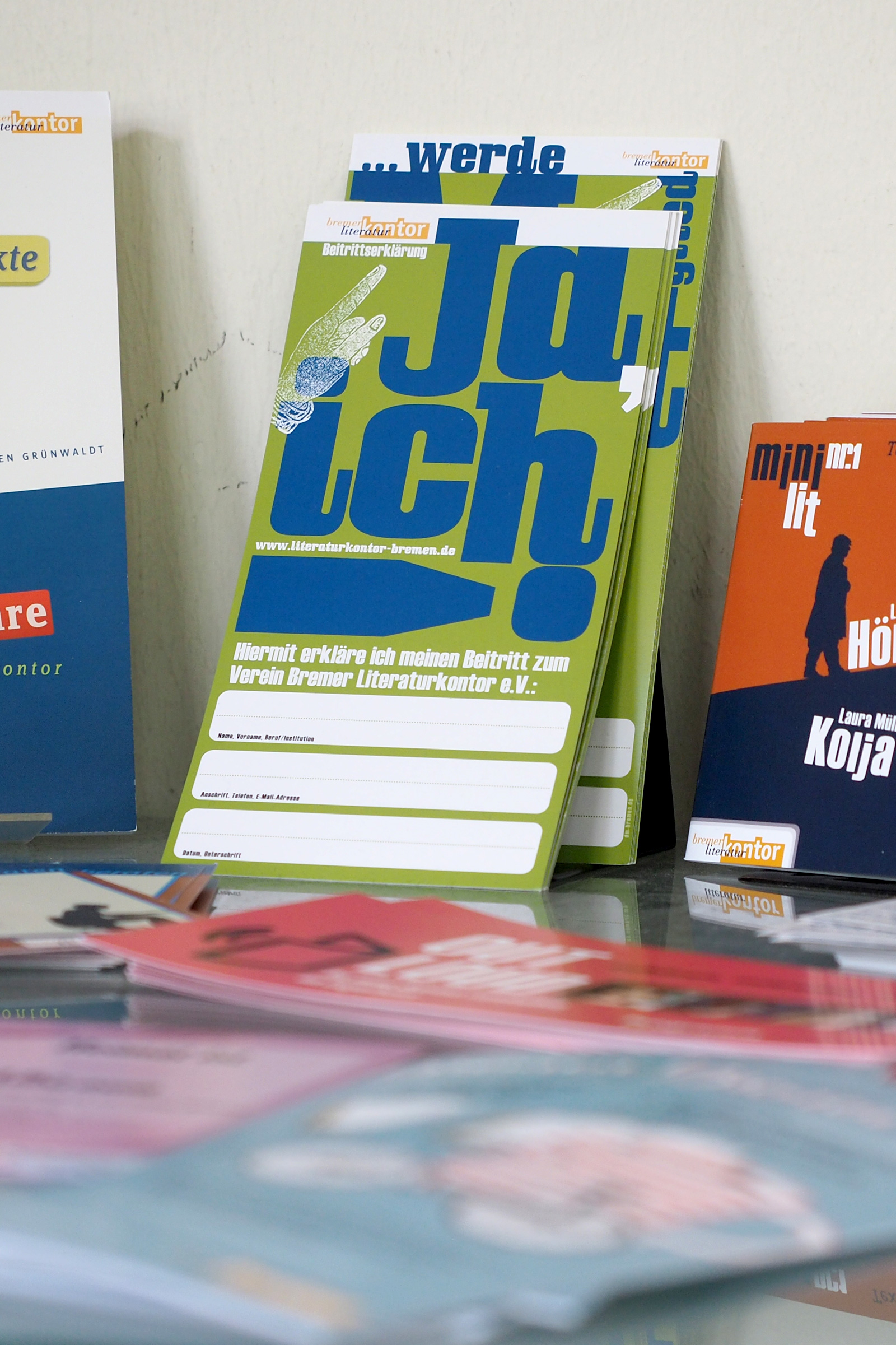 Bild vom Beitrittsflyer für Mitglieder